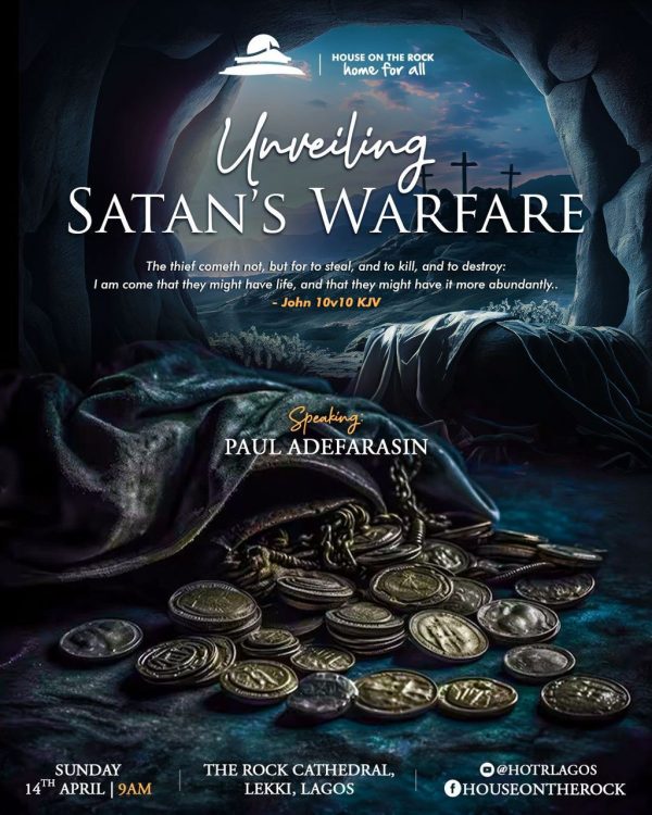 Unveiling Satan’s Warfare – Mp3 (14-04-2024) – House on the Rock